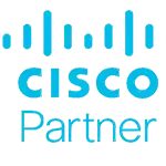 Cisco Partner logo showing that we partner with Cisco to provide the best and most assertive IT Solutions for business in the are of Miami Dade County.